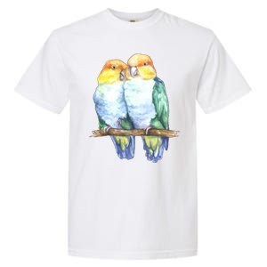 Pineapple Conure Watercolor Bird Garment-Dyed Heavyweight T-Shirt