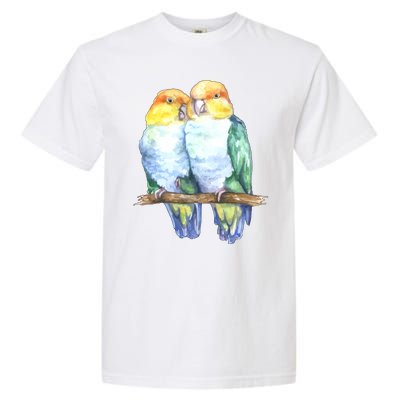 Pineapple Conure Watercolor Bird Garment-Dyed Heavyweight T-Shirt