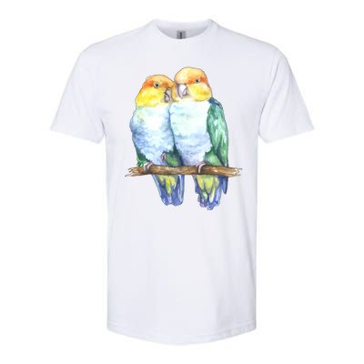 Pineapple Conure Watercolor Bird Softstyle® CVC T-Shirt