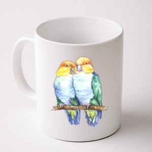 Pineapple Conure Watercolor Bird Coffee Mug