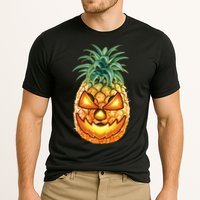 Pineapple Jack O Lantern Face Cooling Performance Crew T-Shirt