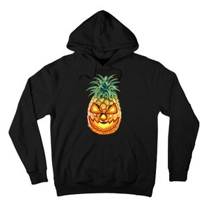 Pineapple Jack O Lantern Face Hoodie