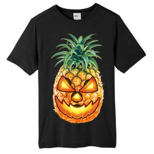 Pineapple Jack O Lantern Face Tall Fusion ChromaSoft Performance T-Shirt