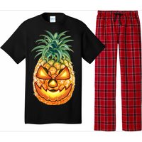 Pineapple Jack O Lantern Face Pajama Set