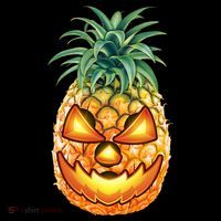 Pineapple Jack O Lantern Face Mesh Reversible Basketball Jersey Tank