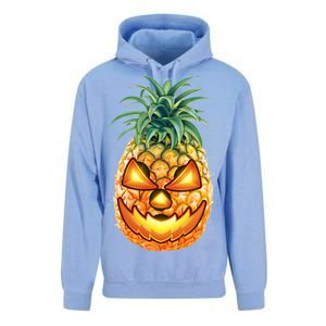 Pineapple Jack O Lantern Face Unisex Surf Hoodie