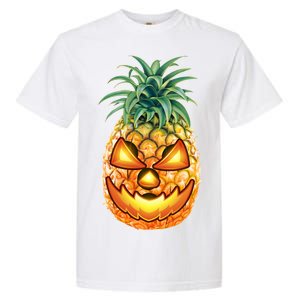 Pineapple Jack O Lantern Face Garment-Dyed Heavyweight T-Shirt