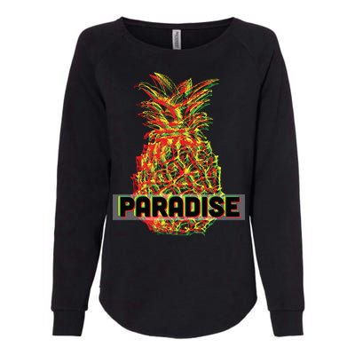 Pineapple Paradise Womens California Wash Sweatshirt