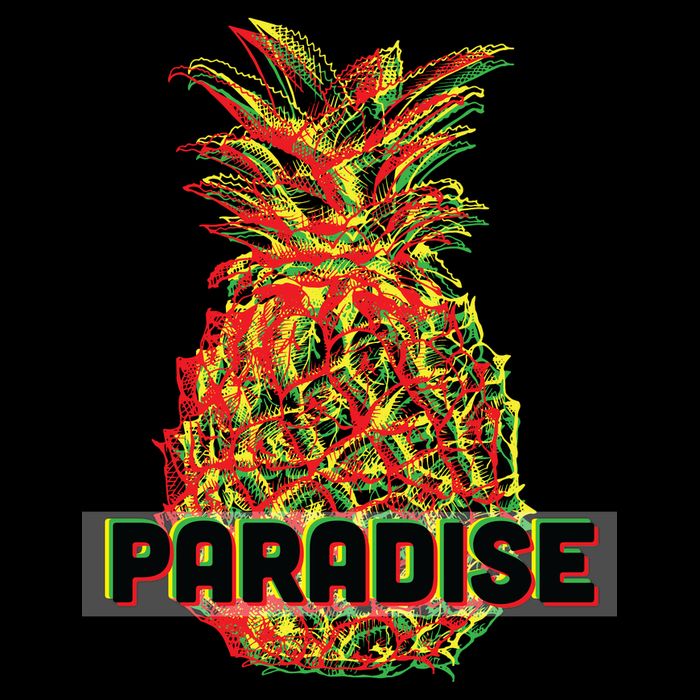 Pineapple Paradise Wool Snapback Cap