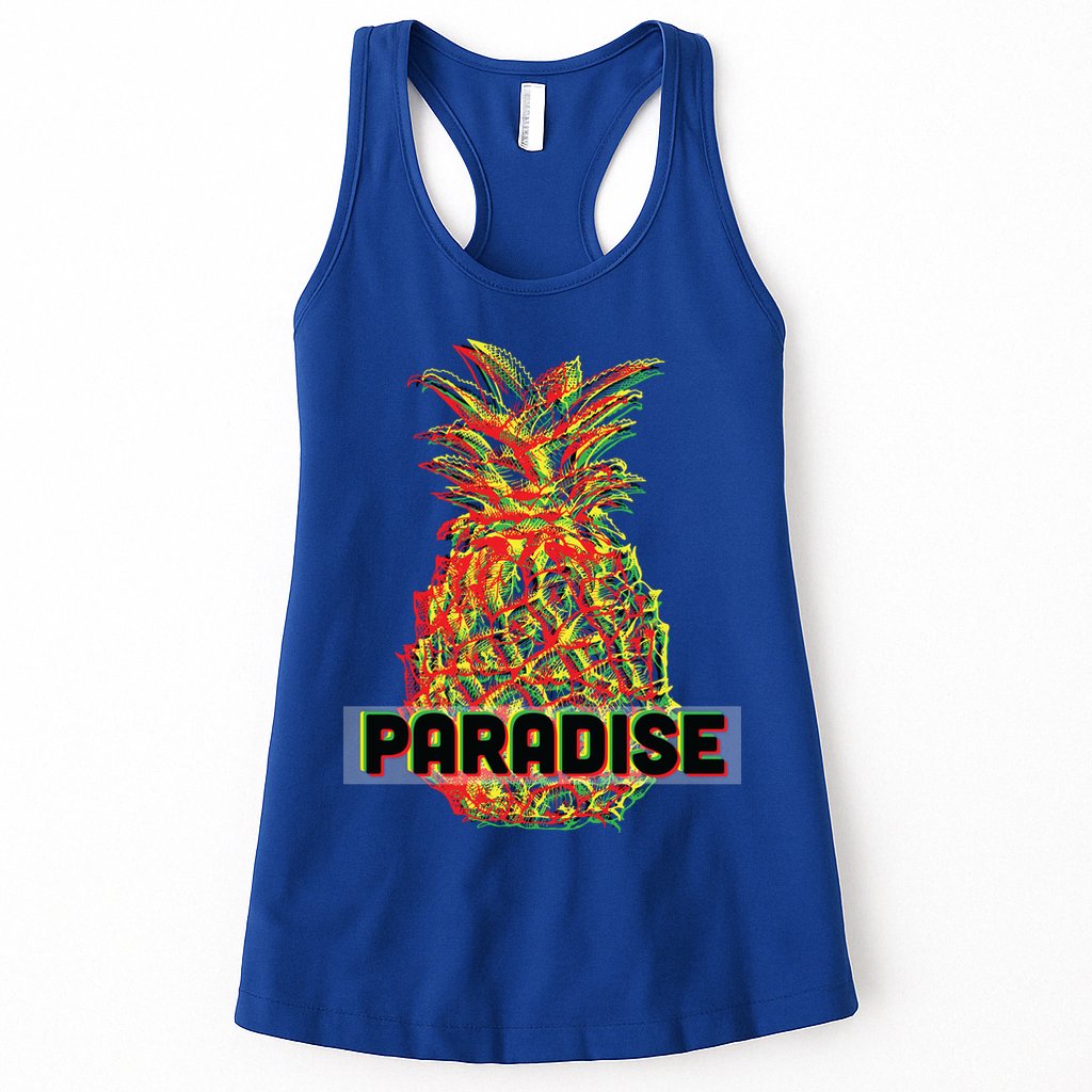 Pineapple Paradise Womens Tank Top