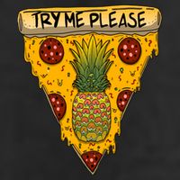 Pineapple Peperoni Pizza Adult Drive Performance Visor