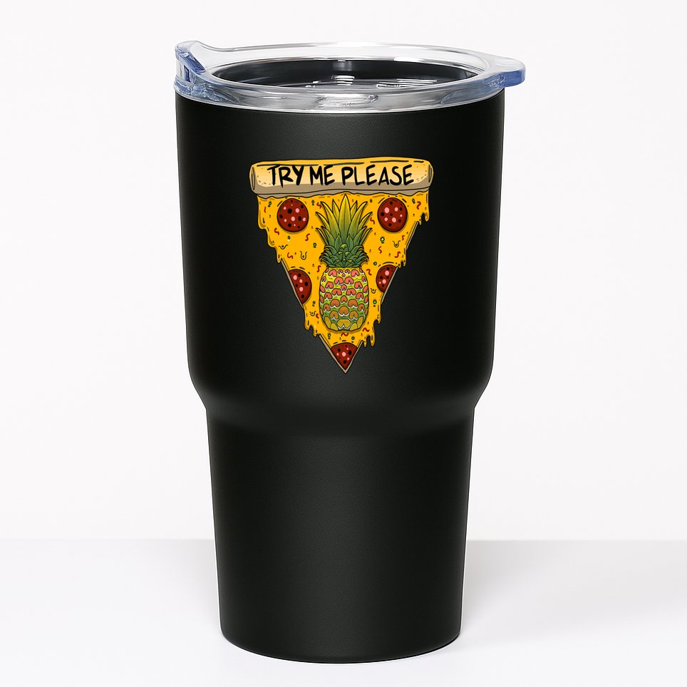 Pineapple Peperoni Pizza Tumbler
