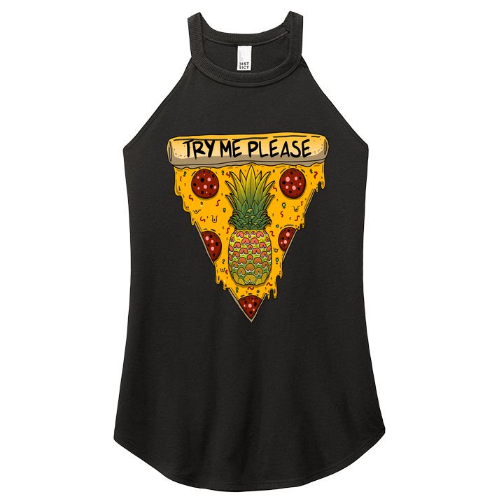Pineapple Peperoni Pizza Women's Perfect Tri Rocker Tank