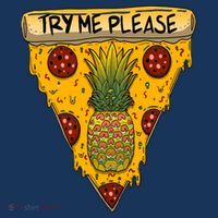 Pineapple Peperoni Pizza Button