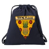 Pineapple Peperoni Pizza Drawstring Bag