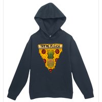 Pineapple Peperoni Pizza Urban Pullover Hoodie