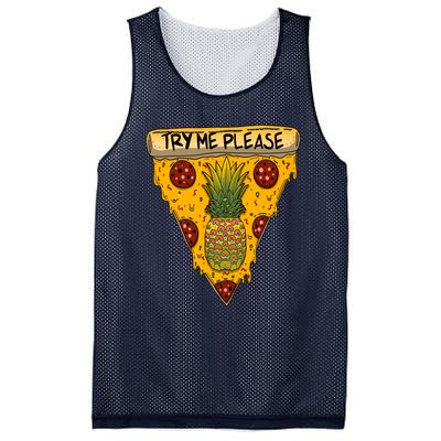 Pineapple Peperoni Pizza Mesh Reversible Basketball Jersey Tank