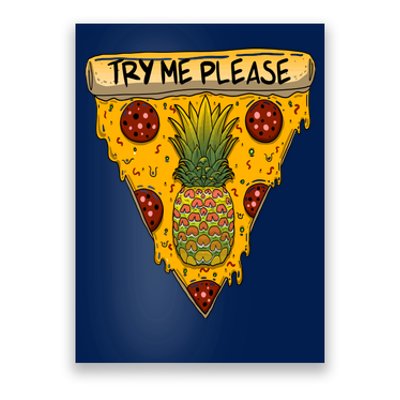 Pineapple Peperoni Pizza Poster