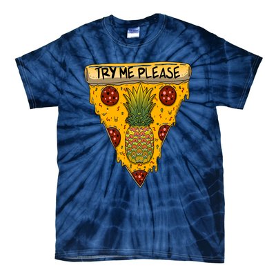 Pineapple Peperoni Pizza Tie-Dye T-Shirt