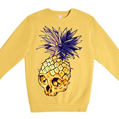  Pineapple Skull Premium Crewneck Sweatshirt