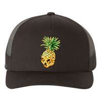  Pineapple Skull Yupoong Adult 5-Panel Trucker Hat