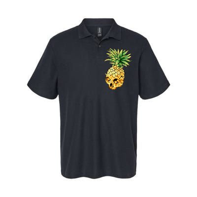  Pineapple Skull Softstyle Adult Sport Polo