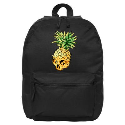  Pineapple Skull 16 in Basic Backpack