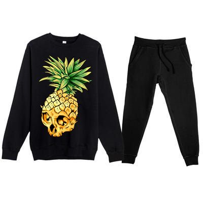  Pineapple Skull Premium Crewneck Sweatsuit Set