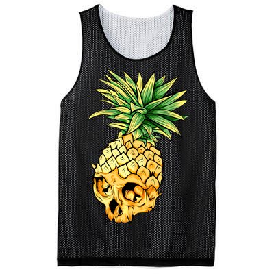  Pineapple Skull Mesh Reversible Basketball Jersey Tank