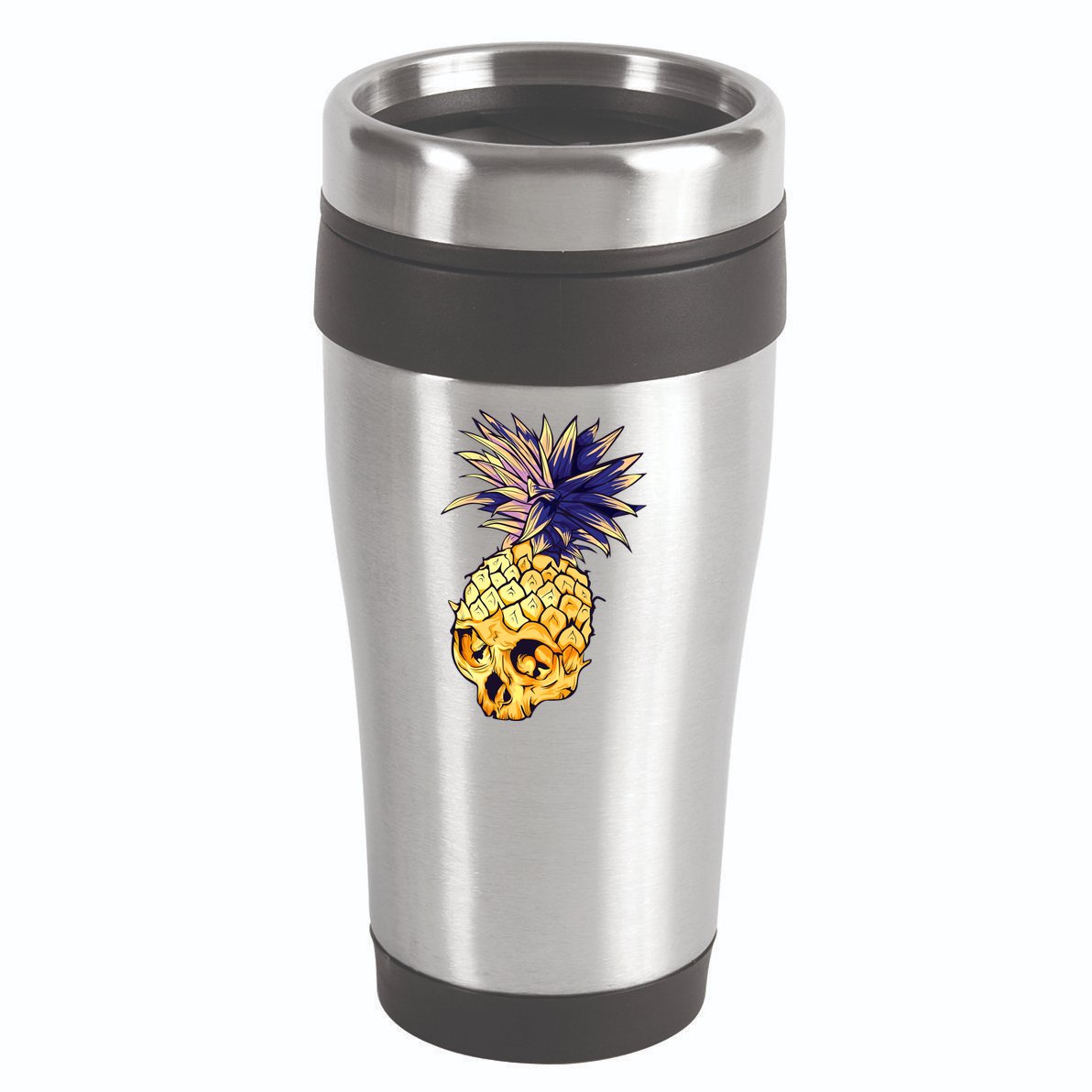  Pineapple Skull 16oz Travel Tumbler