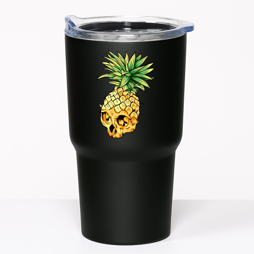  Pineapple Skull Tumbler