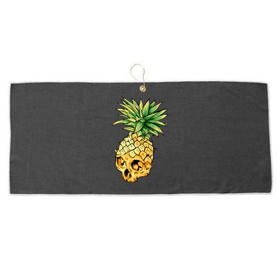  Pineapple Skull Large Microfiber Waffle Golf Towel