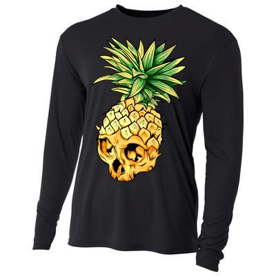  Pineapple Skull Cooling Performance Long Sleeve Crew