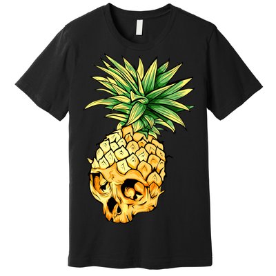  Pineapple Skull Premium T-Shirt