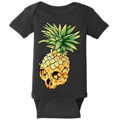  Pineapple Skull Baby Bodysuit