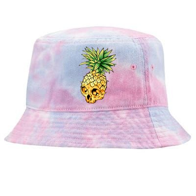  Pineapple Skull Tie-Dyed Bucket Hat