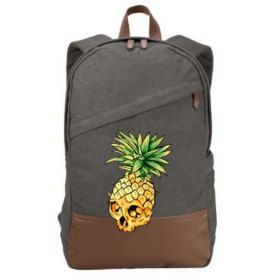  Pineapple Skull Cotton Canvas Backpack