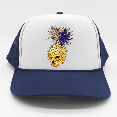  Pineapple Skull Trucker Hat