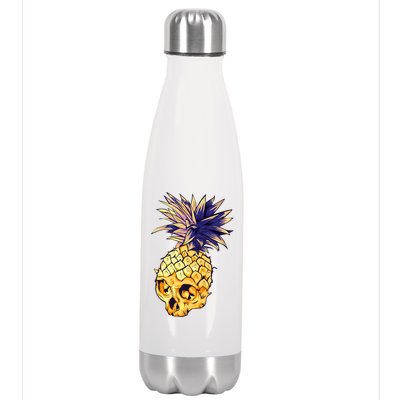  Pineapple Skull Stainless Steel Insulated Water Bottle