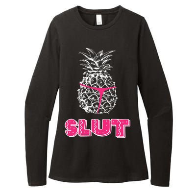 Pineapple Slut Womens CVC Long Sleeve Shirt