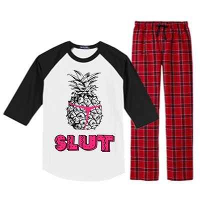 Pineapple Slut Raglan Sleeve Pajama Set