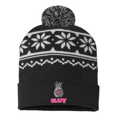 Pineapple Slut USA-Made Snowflake Beanie