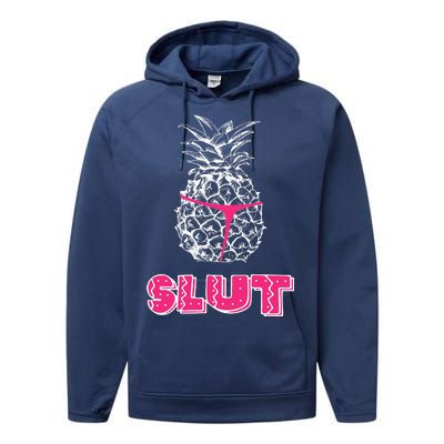 Pineapple Slut Performance Fleece Hoodie