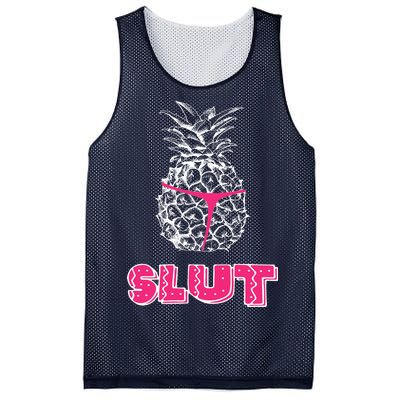 Pineapple Slut Mesh Reversible Basketball Jersey Tank