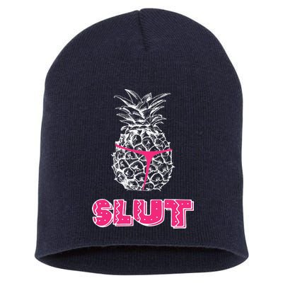 Pineapple Slut Short Acrylic Beanie