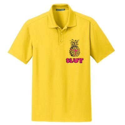 Pineapple Slut Dry Zone Grid Polo