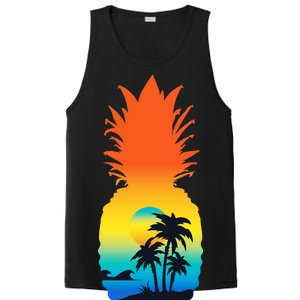 Pineapple Summer Sunset Beach PosiCharge Competitor Tank