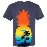 Pineapple Summer Sunset Beach Garment-Dyed Heavyweight T-Shirt