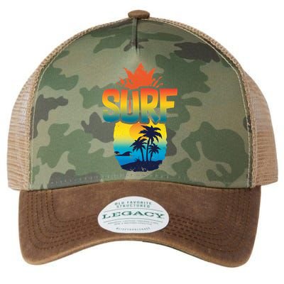 Pineapple Summer Surf Legacy Tie Dye Trucker Hat