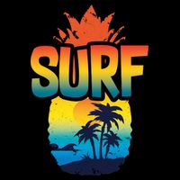 Pineapple Summer Surf Backpack